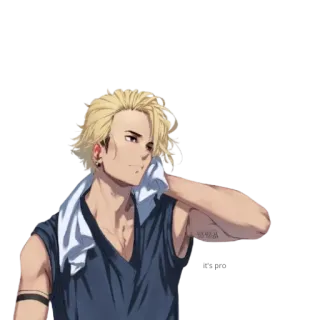 😎 Anime, Homme, Garçon, Personnage, Illustration telegram sticker