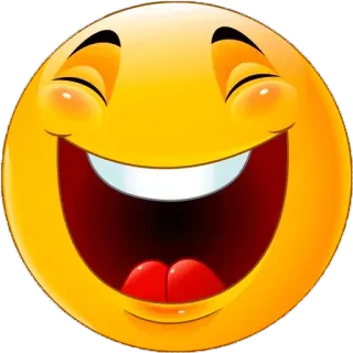 😄 emoji, happy, laughing, smile whatsapp sticker