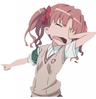 😩 Chica anime, Uniforme escolar, Dab, Personaje de dibujos animados, Animado, Lindo, Kawaii telegram sticker