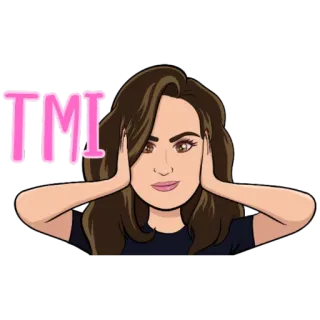 Demi lovato stikers telegram stickers