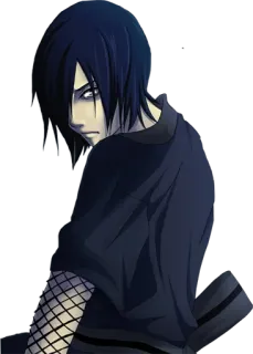 😠 Sasuke Uchiha Naruto アニメ, ナルト, サスケ, うちは, マンガ, 忍者 telegram sticker