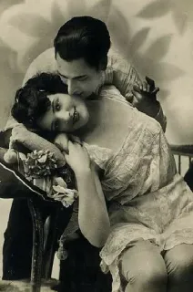 😁 vintage, casal, romance, foto antiga, íntimo, carinhoso whatsapp sticker