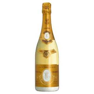 🥂 alcohol, champagne, wijn, fles, kristal, Louis Roederer telegram sticker