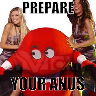 🌚 PREPARE
YOUR ANUS offensive, vulgar, humor, joke telegram sticker