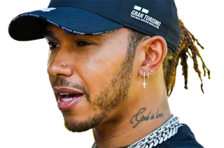 😄 God is love Lewis Hamilton, F1, Piloto de corrida, Piloto, Gran Turismo, Atleta, Celebridade telegram sticker