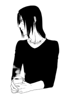 🙁 Itachi Uchiha Naruto 动漫, 漫画, 宇智波, 咖啡, 鼬 telegram sticker