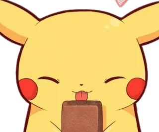 💛 Pikachu Pikachu, Pokémon, Anime, Cartoon, Kawaii, Schattig telegram sticker