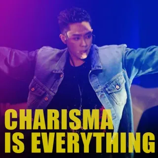 😎 CHARISMA IS EVERYTHING carisma, confiança, positivo, motivação, estilo, moda telegram sticker