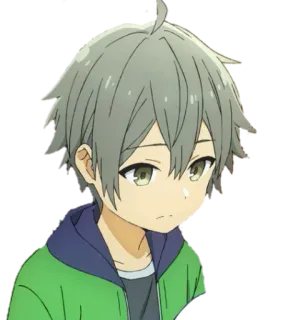 ☹ Anime, Ragazzo, Personaggio, Ritratto telegram sticker