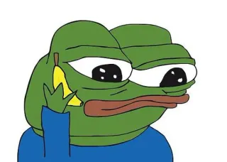 🍌 Pepe the Frog Meme, Rana, Pepe, Dibujo animado, Internet telegram sticker