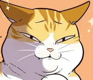 🐈 gato, dibujo animado, lindo, animal, pegatina telegram sticker