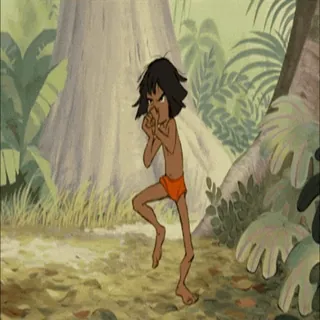 😌 Mowgli The Jungle Book whatsapp sticker