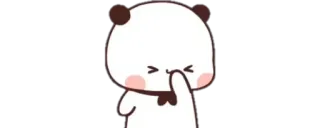 🍼 Panda, Fofo, Sticker, Kawaii, Desenho animado, Animal telegram sticker