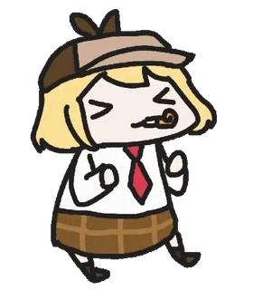 🐱 Amelia Watson Anime, Vtuber, Süß, Charakter, Detektiv, Amelia Watson telegram sticker