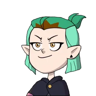 🧐 Amity Blight The Owl House amity blight, the owl house, cartoon, witch, disney, character, animation telegram sticker