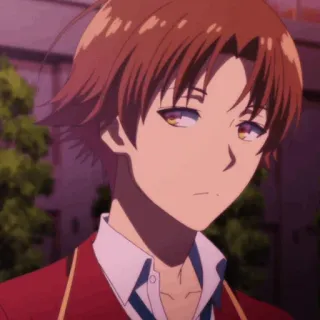 🎲 Ayanokoji Kiyotaka Classroom of the Elite Anime, Escola, Adolescente, Kiyotaka, Ayanokoji whatsapp sticker