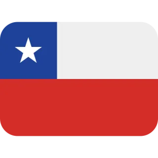 🇨🇱 bandera, Chile, Sudamérica, país, nación telegram sticker