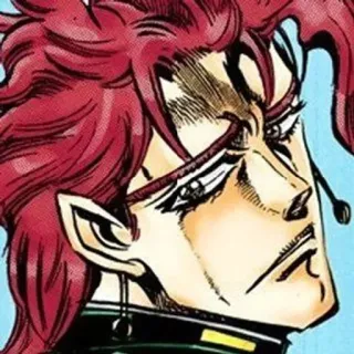 🌟 Noriaki Kakyoin JoJo's Bizarre Adventure Anime, Manga, Kakyoin, JoJo, JoJo's Bizarre Adventure, Personnage telegram sticker