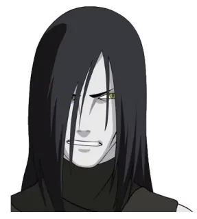 😖 Orochimaru Naruto Anime, Méchant, Serpent, Mal, Ninja telegram sticker