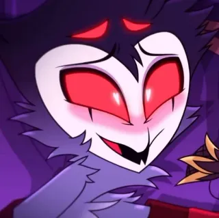 🌠 Stolas Helluva Boss Animation, Cartoon, Dämon, Eule, Charakter, Helluva Boss, Stolas telegram sticker