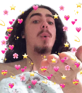 💞 corações, amor, carinho, beijo, beijo soprado, pessoa, fofo, emojis telegram sticker