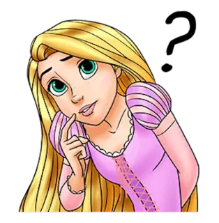 👸 Rapunzel Tangled Rapunzel, Disney, Rapunzel - Neu verföhnt, Prinzessin, Cartoon, Figur whatsapp sticker