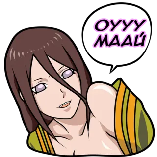 😚 ОУУУ МААЙ Anime, Personagem, Garota, Adesivo telegram sticker