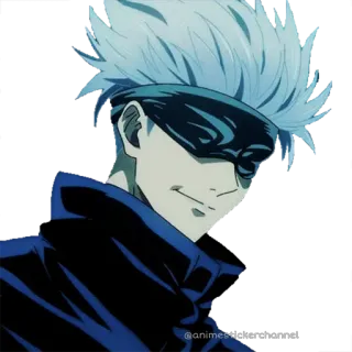 😊 Satoru Gojo Jujutsu Kaisen Anime, Manga, Gojo, Jujutsu Kaisen, Personnage, Sticker telegram sticker