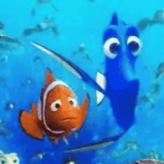 🥺 Nemo Finding Nemo animé, poisson, océan, dessin animé, poisson-clown, dory telegram sticker