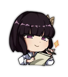 😌 Anime, Garota, Desenho, Desenho animado, Personagem telegram sticker