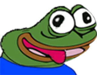 🤪 Pepe Pepe the Frog, meme, frog, internet meme, cartoon frog telegram sticker