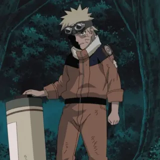 🦊 Naruto Anime, Manga, Naruto Uzumaki, Ninja, Postać telegram sticker