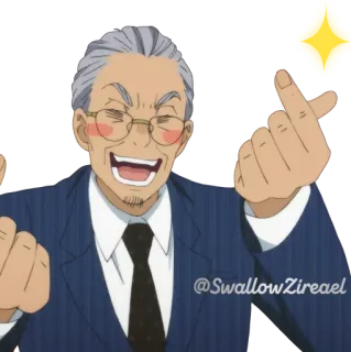 🙌 @SwallowZireael Anime, Nhân vật, Đàn ông, Nụ cười, Tình yêu, Tình cảm, Tư thế telegram sticker