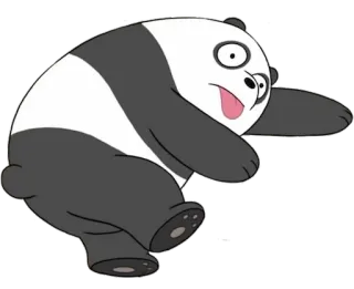 😵 Panda We Bare Bears パンダ, 漫画, ぼくらベアベアーズ, クマ telegram sticker