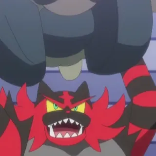 💪 Incineroar Pokemon pokemon, incineroar, fire type, fighting, video game telegram sticker