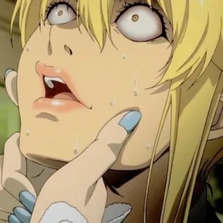 🦮 Misa Amane Death Note Anime, Manga, Personaje, Divertido, Reacción, Misa Amane, Death Note telegram sticker