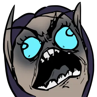 😤 bravo, expressão, desenho animado, engraçado, meme telegram sticker