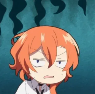 😐 animé, colère, expression, personnage, irrité telegram sticker