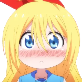 😳 อนิเมะ, ผู้หญิง, น่ารัก, การ์ตูน, จิบิ telegram sticker