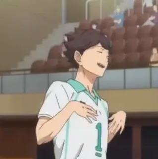 🤗 Tooru Oikawa Haikyuu!! Anime, Haikyuu, Tooru Oikawa, Oikawa, Esportes, Vôlei telegram sticker