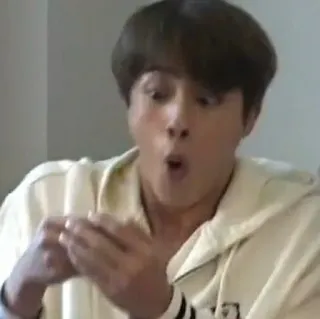😱 gracioso, meme, sorprendido, reacción, kpop, expresión whatsapp sticker