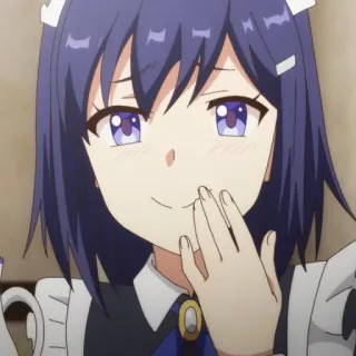 🤭 anime, maid, cute, girl telegram sticker