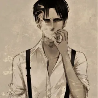 Anime《Cigarette》🚬 @anime_fanss telegram stickers