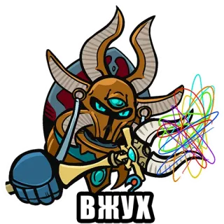 ✨ ВЖУХ warhammer, 40k, eldar, psyker, magie, fantasy telegram sticker