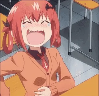 😂 Satania Anime, Satania McDowell, süß, Teufel, Manga, Gelächter, lustig, Anime Mädchen telegram sticker
