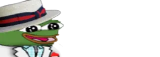 🤠 Pepe the Frog pepe, frog, fedora, meme telegram sticker