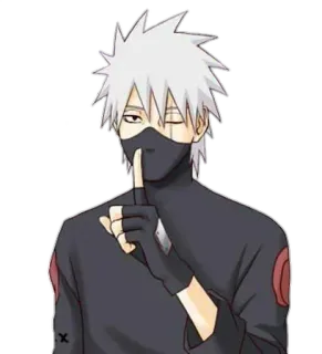 🤫 Kakashi Hatake Naruto Anime, Manga, Kakashi, Naruto, Charakter, Ninja whatsapp sticker