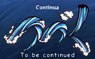 🔜 Continua
To be continued 계속, 만화, 애니메이션, 텍스트, 파도 telegram sticker