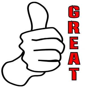 👌 GREAT Pouce levé, Super, Positif, Accord telegram sticker