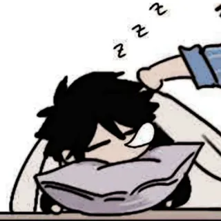 🎶 Z z z dormire, assonnato, zzz, cuscino, stanco, addormentato telegram sticker
